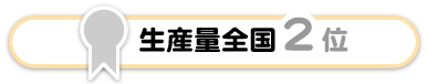 生産量全国2位